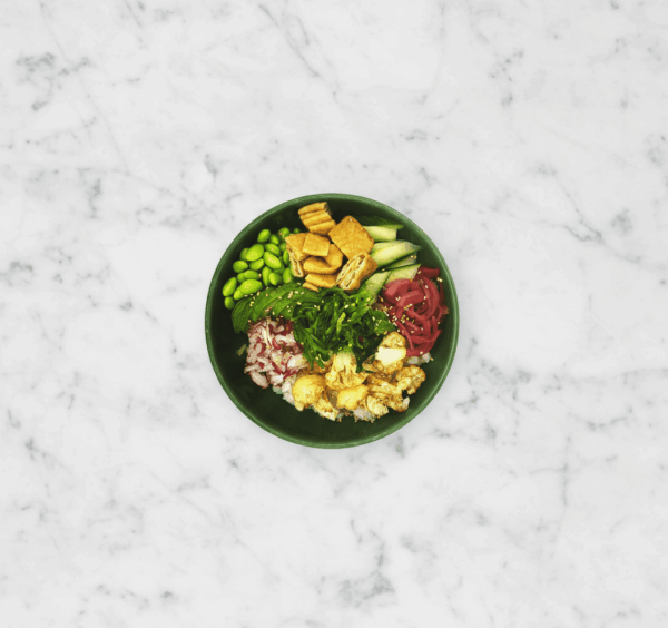 Green sushi bowl